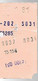 Ticket-2e Classe-Train-30/1/1981-Nancy Ville1-Luxembourg Via Bettembourg-Ft 3x6Cm-TBE/RARE - World