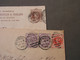 GB   2 Alte Karten Lot  Ab 1884 - Covers & Documents