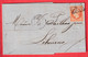 N°16 PC 441 BORDEAUX GIRONDE 1861 POUR LIBOURNE - 1849-1876: Klassieke Periode