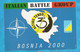 STOP- THE BOMBS KOSOVO SERBIA NATO SFOR ITALIA BOSNIA AEREI  POSTAL CARD INTERESSANT - Kosovo