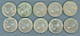 °°° Usa N. 425 - Lotto Di 10 Five Cents Varie Date Circolate °°° - Lots