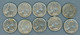 °°° Usa N. 431 - Lotto Di 10 Quarter Dollar Varie Date Circolate °°° - Lotti