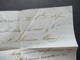 Delcampe - Belgien 1852 Mous Gedruckter Brief Guillochin Fils Mit 2 Roten Stempeln Faltbrief Mit Inhalt - 1849-1850 Medaillen (3/5)