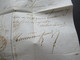 Delcampe - Belgien 1852 Mous Gedruckter Brief Guillochin Fils Mit 2 Roten Stempeln Faltbrief Mit Inhalt - 1849-1850 Medaglioni (3/5)