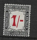 SOUTH AFRICA 1915 1s POSTAGE DUE SG D7 MOUNTED MINT TOP VALUE OF THE SET Cat £75 - Timbres-taxe