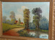 PEINTURE TABLEAU HUILE SUR TOILE HST PAYSAGE Signé MONIERY ( Barbizon ) Cadre Bois Doré 1900 COLLECTION DECO VITRINE - Olii