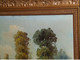 Delcampe - PEINTURE TABLEAU HUILE SUR TOILE HST PAYSAGE Signé MONIERY ( Barbizon ) Cadre Bois Doré 1900 COLLECTION DECO VITRINE - Olii