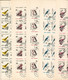 Roumanie1993 - Cote 110,00€ Départ 5,00€ Série Complète Oiseaux Birds 10 Feuilles=500 TP  Y&T N° 4065 à 4074 Oblit (TB) - Ganze Bögen