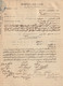 Egypt - 1909 - Rare Document - Receipt / Contract - PATRIARCAT ARMENIEN - 1866-1914 Ägypten Khediva