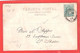 SPAIN ESPANA DOS SIMPLE CATALUNA HAUSER Y MENET BARCELONA No.637 GREEN TINT UNUSUAL USED 1903 CIRCULADA PLAZA REAL - Barcelona