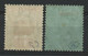 FIDJI N° 63 + N° 64  COTE 43 € Neufs * (MH) 1 S Vert Et Rose + 1 S Noir Sur Vert Type EDOUARD VII. - Dominique (...-1978)