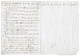 1820 ACTE SOUS SEING PRIVE CARBON ANDRE - VENTE D UNE GRANGE A AUVERS - Historische Dokumente