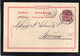 ALLEMAGNE CARTE LETTRE ENTIER POSTAL  ARTUR PICARD KREUZNAGE ACHAT VINS A  LALANDE BORDEAUX 12 JUIL 1896 - 1800 – 1899