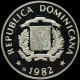 LaZooRo: Dominican Republic 10 Pesos 1982 PROOF Rare - Silver - Dominikanische Rep.