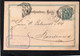 AUTRICHE CARTE LETTRE ENTIER POSTAL  PAUL KERN LINZ ACHAT VINS A ETS LALANDE BORDEAUX - 1800 – 1899