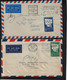 AUSTRALIA 1954-56, OLYMPIC STAMPS ON 2 AIRMAIL COVERS TO GREECE, INCLUDING LETTER AND POSTCARD - Covers & Documents