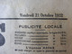 1932 LE PROGRES : L'affaire De L'aéropostale ;Manif Fasciste à Rome Et Mussolini ; Un Article D'Adolf Hitler ;  ; Etc - Testi Generali