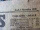 1932 LE PROGRES : La Ville Flottante Du NORMANDIE ; Wagons-Foudres-Truqués ; Les Maladies Du Lapin ; Etc - Algemene Informatie