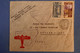 E11 AEF MOYEN CONGO BELLE LETTRE RARE 1938 IER VOYAGE RETOUR BRAZZAVILLE ALGER POUR TOULON FRANCE + CACHETS PLAISANTS - Storia Postale