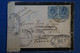 G18 ESPAGNE LETTRE CENSUREE 1918 POUR ARCACHON FRANCE CENSURE MILITAIRE + PAIRE DE T.P - Covers & Documents