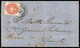 Antichi Stati Italiani - Lombardo Veneto - 28 Aprile 1866 - 5 Soldi (43) Su Lettera Da Auronzo (P.ti 5 - Oleoso) A Perar - Other & Unclassified