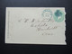 USA 1879 Ganzsachen Umschlag Mit Grünem Stempel / Killer Stp. (grünlicher Stempel) - Briefe U. Dokumente