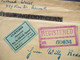 USA 1931 Registered Letter Nach Schwerin Mit Aufkleber Customs (Douane) May Be Officially Opened Mit Vielen Stempeln - Briefe U. Dokumente