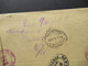 Delcampe - USA 1931 Registered Letter Nach Schwerin Mit Aufkleber Customs (Douane) May Be Officially Opened Mit Vielen Stempeln - Storia Postale