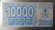 BOSNIA 10.000 Dinara 6.4.1993  Pick 28 Bon Issued During The Siege Of Sarajevo Prefix AG - Bosnia And Herzegovina