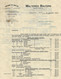 Document Commercial - Tarif Des MALTERIES BAUTERS à GAND - 10/01/1922 - RARE DOCUMENT - Brasserie Et Distillerie - Food