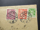 CSSR 1923 Einschreiben Praha 1 - Gera Rückseitig Bahnpost Stempel Bodenbach Zug 436 Umschlag Ceska Banka V Praze - Covers & Documents