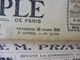 1934 L'AMI DU PEUPLE : Les Assassins De M. PRINCE ; Dans Le Monde Ténébreux Des Gangsters  ; Etc - Informaciones Generales