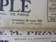 1934 L'AMI DU PEUPLE : Les Assassins De M. PRINCE ; Dans Le Monde Ténébreux Des Gangsters  ; Etc - Informations Générales