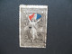 Vignette Patriotique Label Stamp Vignetta  Aufkleber France Par La Force Mais Pour Le Droit Pour Les Hommes Et La Nation - Croix Rouge