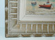 Delcampe - TABLEAU MARINE HST Signée A MARCY 1950 Joli CADRE MONTPARNASSE BATEAU PORT Déco COLLECTION VITRINE - Olii