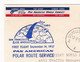 First Flight September 14 - 1957 Pan American Polar Route Service San Francisco Bruxelles Belgique Premier Vol - Brieven En Documenten