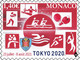 Monaco 2021 Thierry Mordant Unissued Original Drawing Summer Olympic Games Jeux Olympiques 2020 Tokyo Tokio Japan - Verano 2020 : Tokio