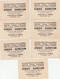 7 CHROMO (9x6 Cm) TIMBRES IMPRIMÉS PAYS GUATEMALA SUISSE ITALIE GRÈCE PÉROU ETC" GÉNIQUE GARNESSON " CHALONS SUR MARNE - Sonstige & Ohne Zuordnung