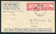 1936 (March 16th) New Zealand First Flight Airmail Cover Palmerston North - Nelson - Poste Aérienne