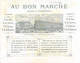 Image Chromo  Au Bon Marché   4 Dessins  14 X 10.5cm  Vieux Paris Expo 1900 Par Robida      (voir Scan) - Andere & Zonder Classificatie