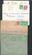 Lot De 8 Lettres Affranchies Avec Le Type Moissonneuse Dont Preo 106 ( Avec Le Mailing ) -  Bb 165 - 1957-1959 Moissonneuse