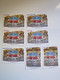 7 Cartes De Catch TOPPS SLAM ATTAX  Trading Card Game MAYHEM PROP CARD - MATCH TYPE CARD - Tarjetas