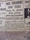 1935 L'AMI DU PEUPLE:Régime Et Hygiène Du Foie ;Terrible Accident D'avion à Croydon ;Guérir Par Sympathicothérapie ; Etc - Algemene Informatie