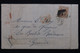 ESPAGNE - Lettre Pour La France En 1870, Affranchissement Allégorique De L'Espagne - Période Régence - L 102946 - Covers & Documents