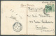 2c. HONG KONG Overprint CHINA (1 On The Back The Other On The Front) Cancelled TIENTSIN BR.P.O. Jul. 23 1921 On PPC (Vic - Lettres & Documents