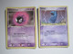 2 Cartes POKEMON FANTOMINUS - TERHAL - Otros & Sin Clasificación