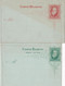 2 Scans Carte Lettre Entiers Postaux Carta Bilhete - Postal Stationery