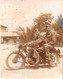 09792 "MOTOCICLETTA BIANCHI BICILINDRICA  MILITARE - ANNI '50"  ANIMATA. FOTOGR. ORIG. - Moto