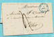 Brief Met Inhoud, Afst. BRUXELLES 05/08/1845 Naar EECLOO 06/08/1845 - Fabricant Amidon Eeklo, Port : 4 - 1830-1849 (Independent Belgium)