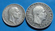 Albania 1and 2  Frang Ar 1937 Silver Coin ANNIVERSARY KM# 18 And 19 - Albania